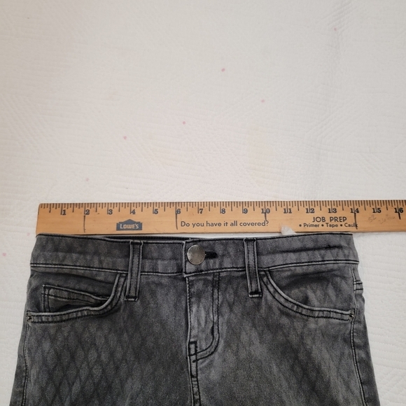 Current/Elliot the ankle skinny jeans- Gray fishnet. - Picture 14 of 15